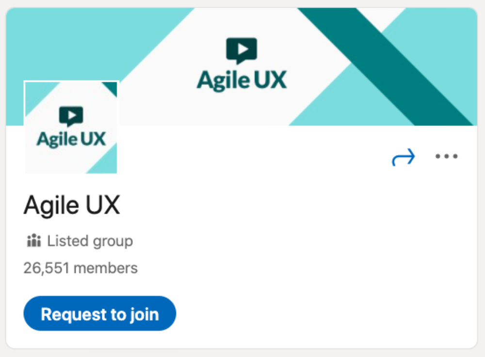 Agile UX LinkedIn Group para diseñadores y desarrolladores