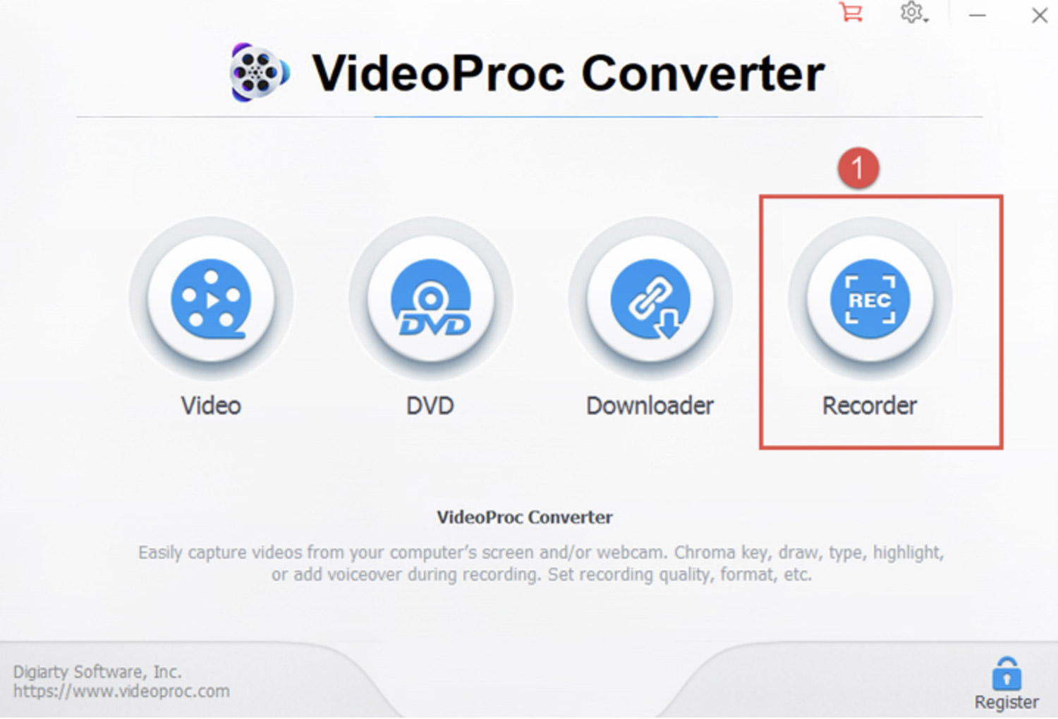 Convertidor VideoProc