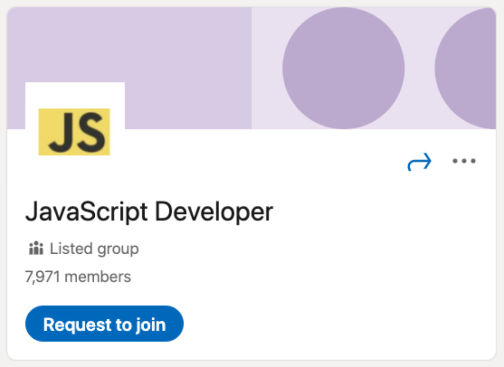 Desarrollador de JavaScript Grupo de LinkedIn para diseñadores y desarrolladores