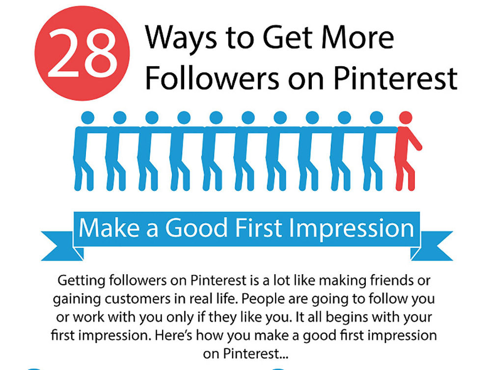 28 formas de conseguir más seguidores en Pinterest