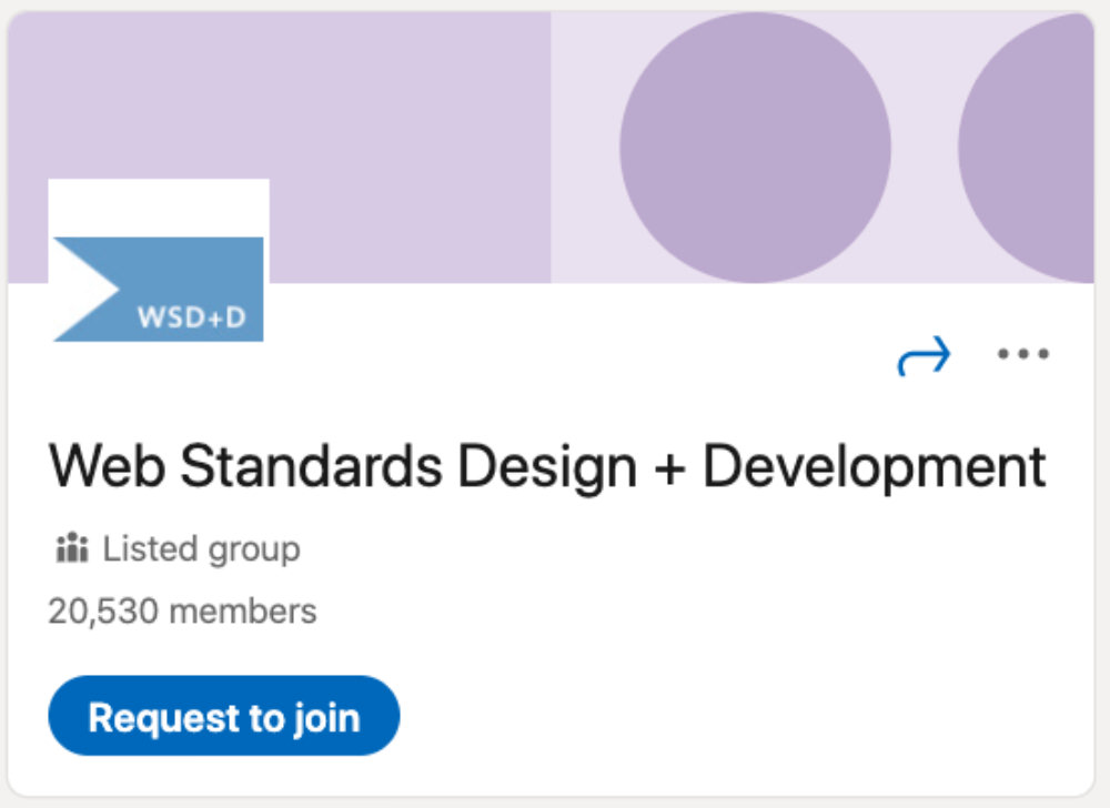 Diseño y desarrollo de estándares web Grupo de LinkedIn para diseñadores y desarrolladores