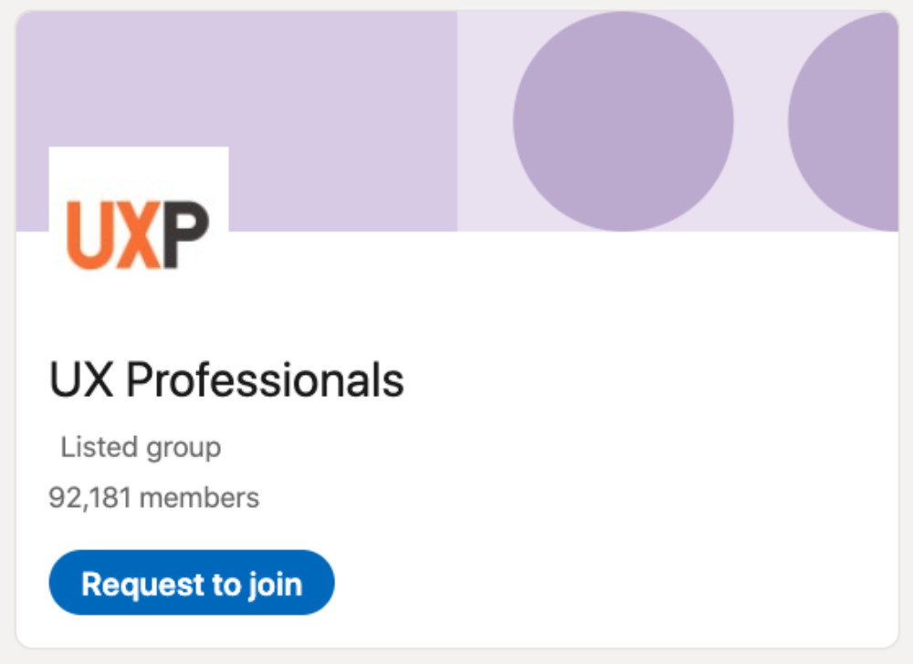 UX Professionals LinkedIn Group para diseñadores y desarrolladores