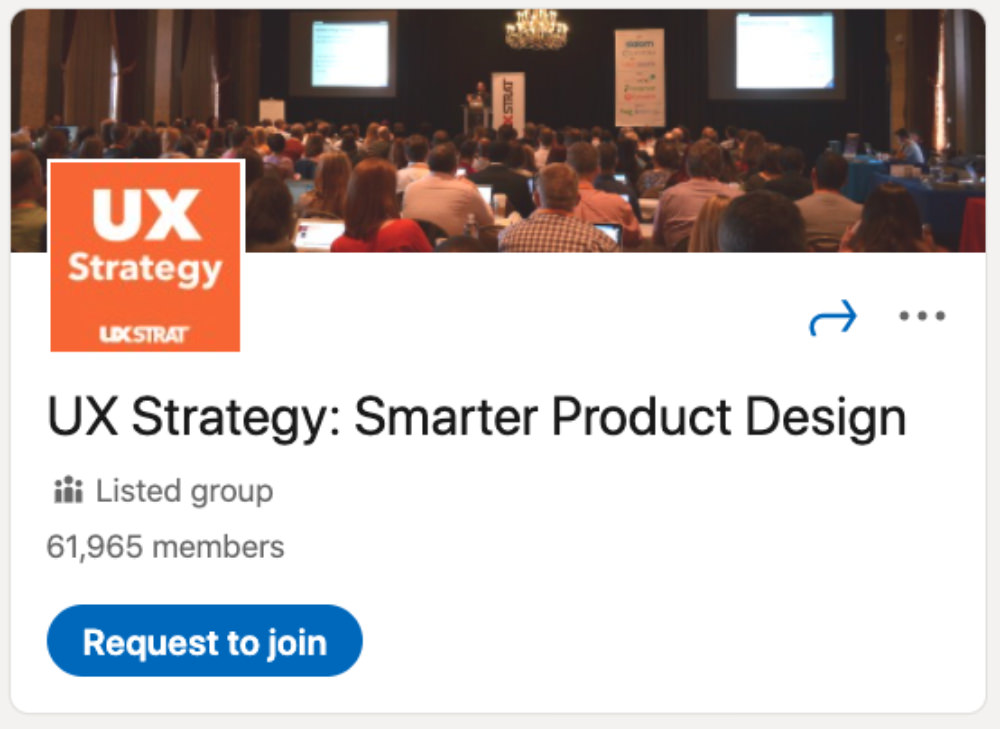 Estrategia UX: diseño de productos más inteligente Grupo de LinkedIn para diseñadores y desarrolladores