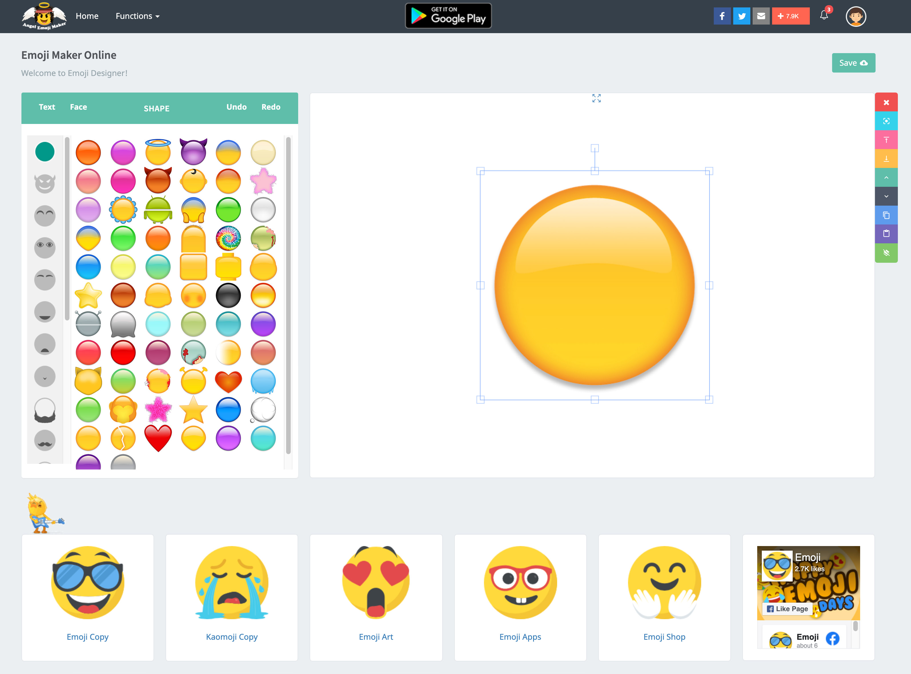 Creador de emojis de ángeles