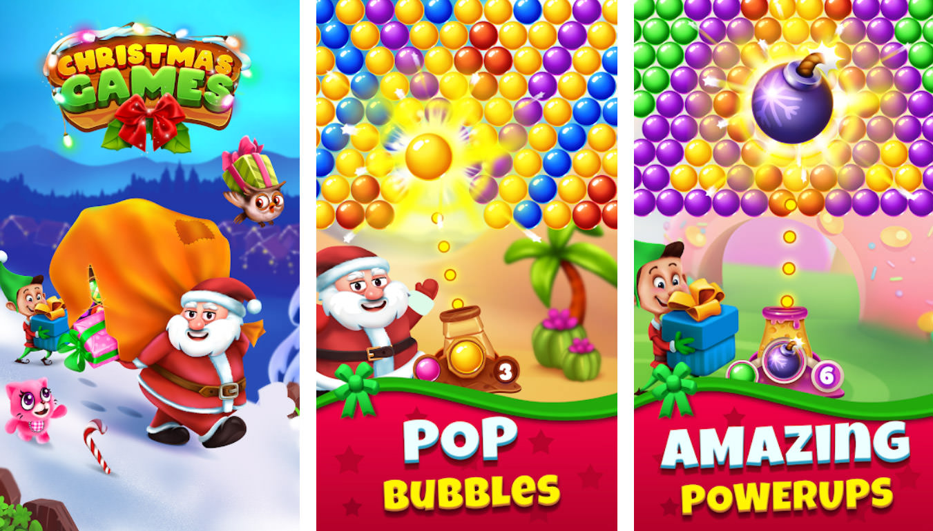 Juegos de Navidad-Bubble Shooter