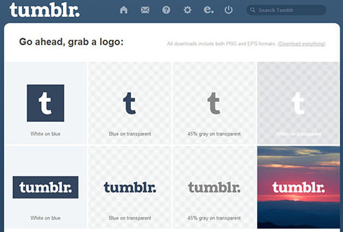 Logotipo de Tumblr