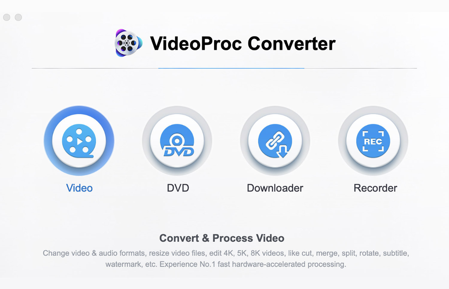 Convertidor VideoProc