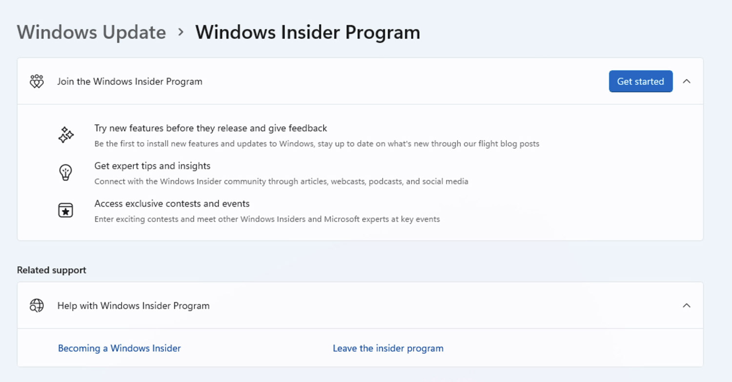 Programa Windows Insider