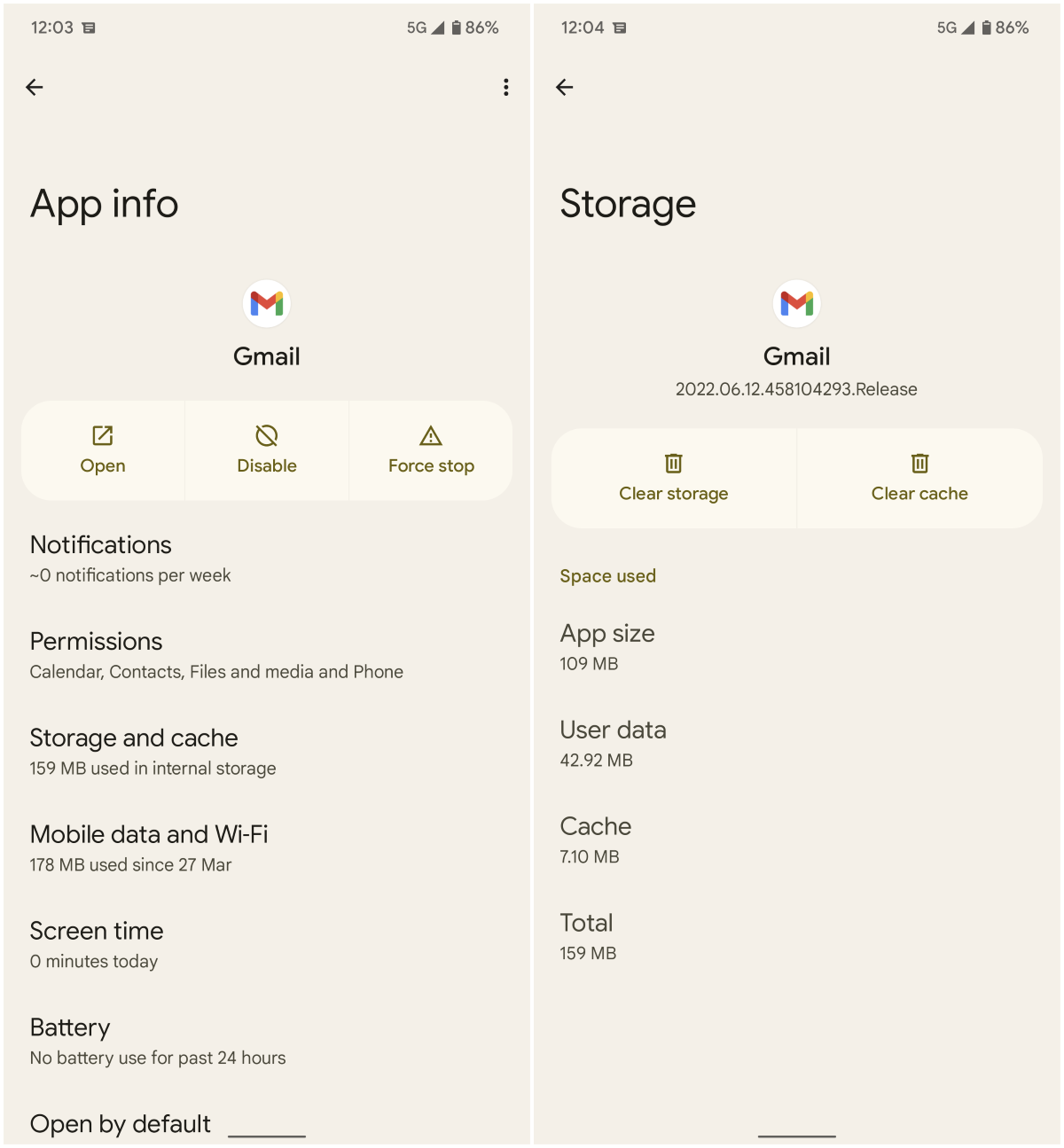 Borrar caché y almacenamiento de aplicaciones en Android