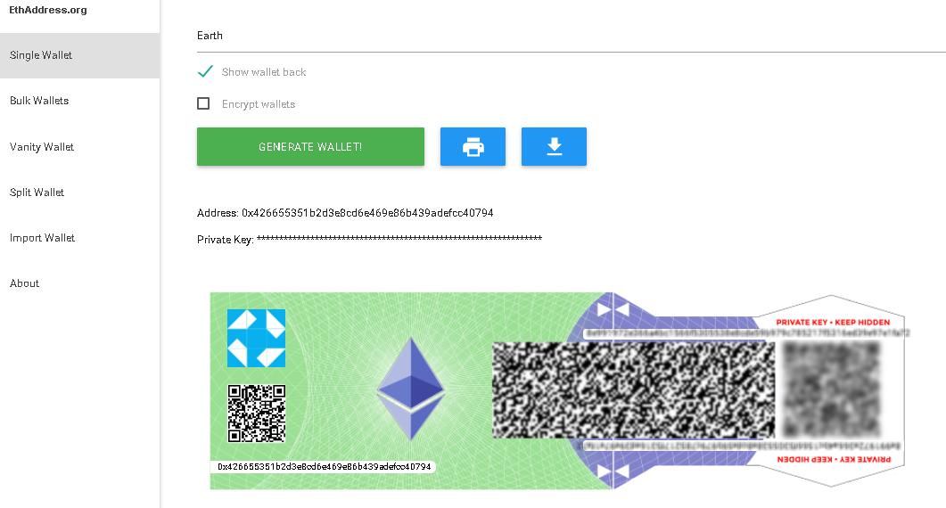 Cree una billetera única usando ETHAddress