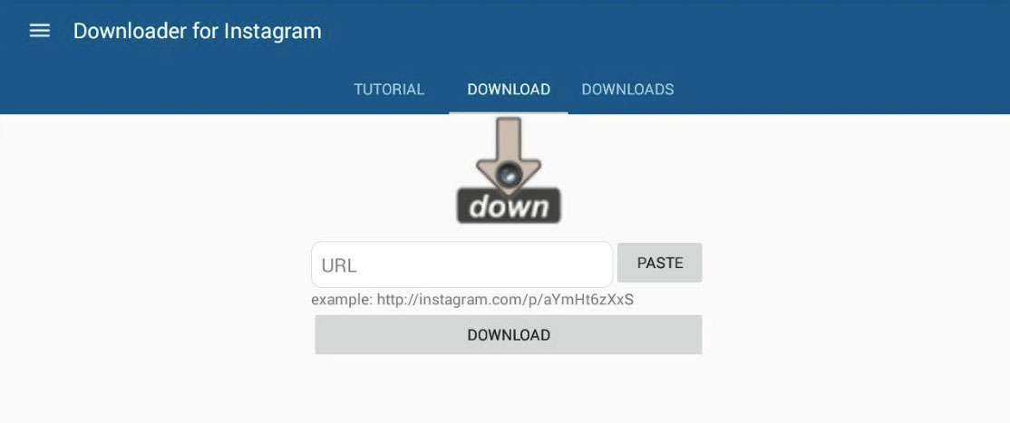 Aplicación de Instagram para Android