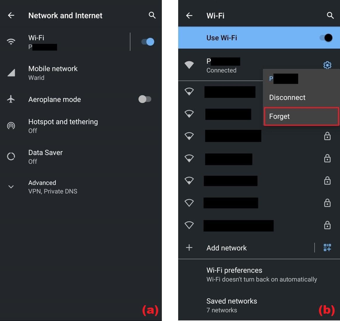 solucionar problemas de wifi android