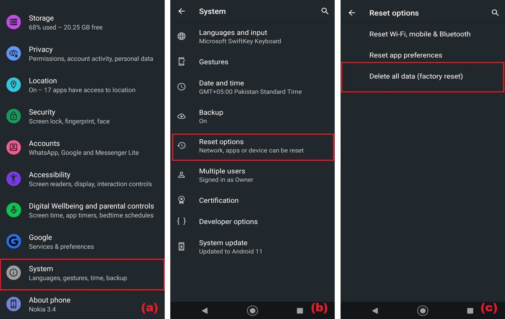 solucionar problemas de wifi android