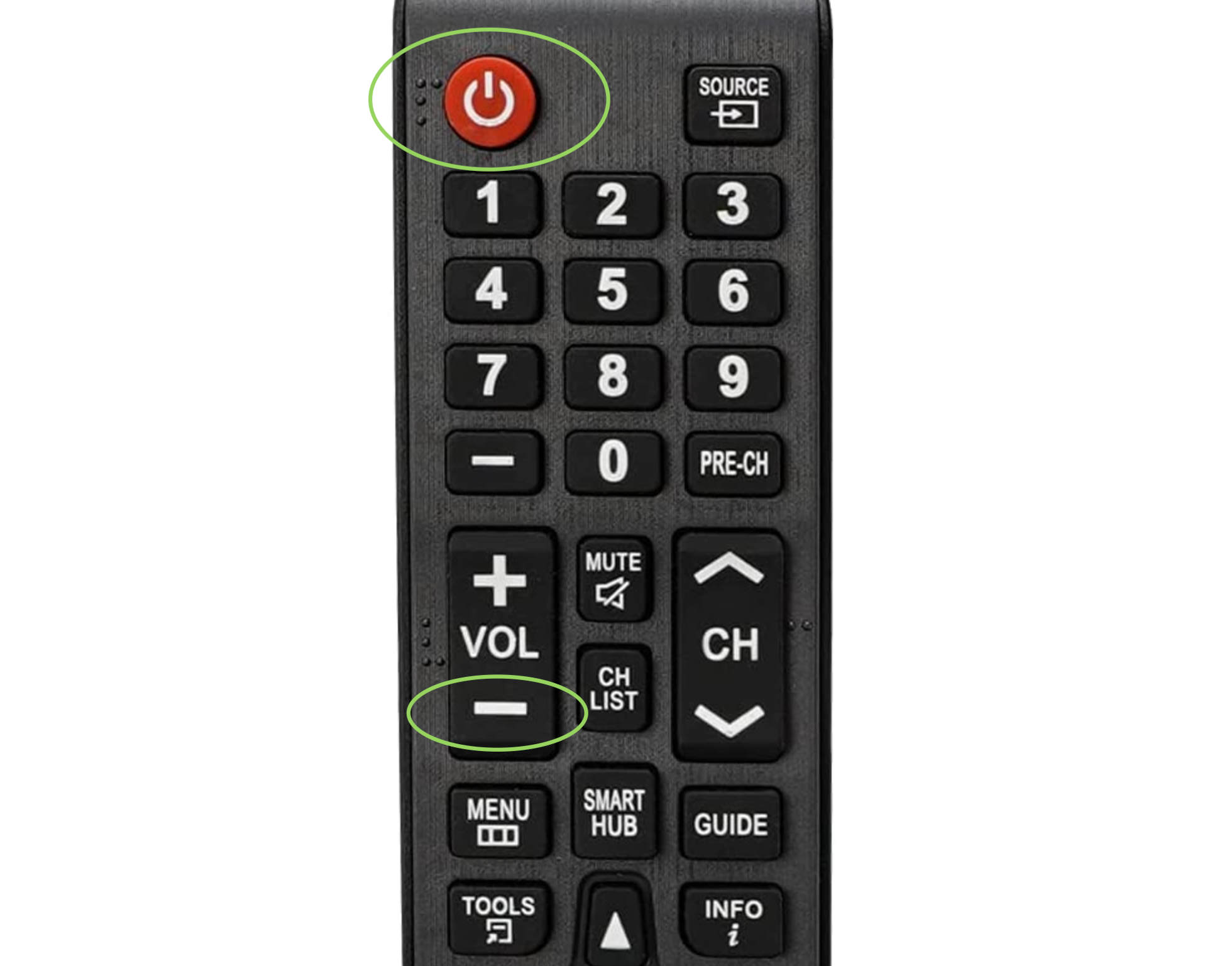 control remoto de televisión inteligente