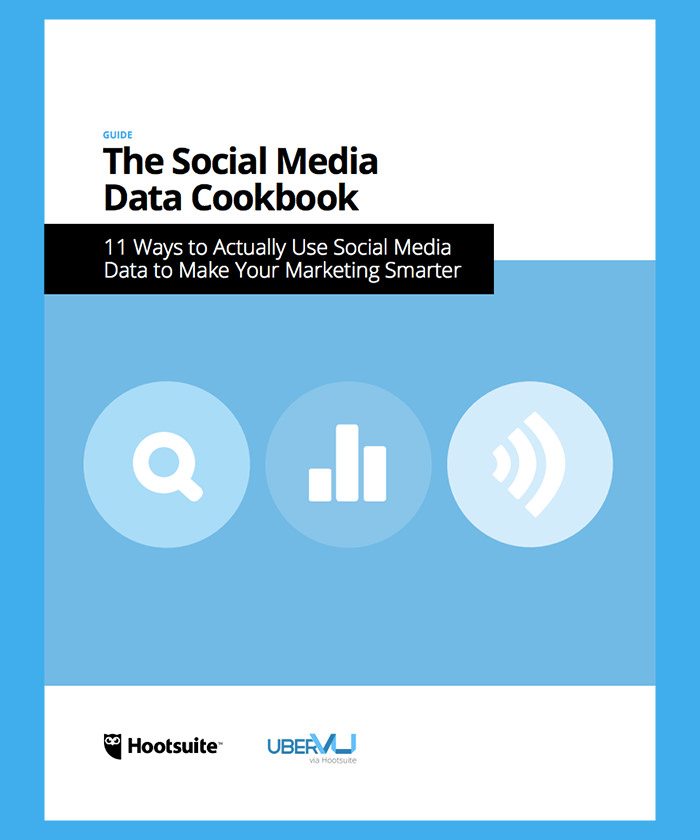 libro de cocina de datos de redes sociales