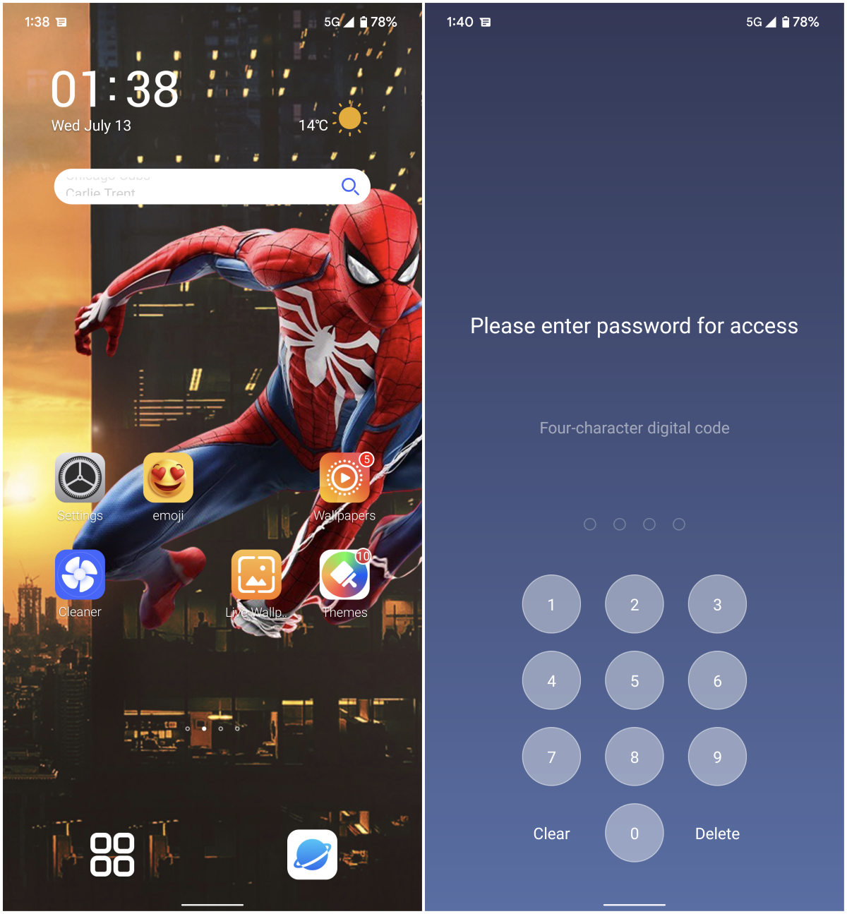 Mostrar aplicaciones en U Launcher Lite